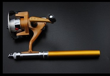 Telescopic Pen Rod with Spinning Reel