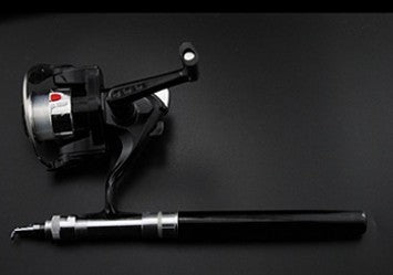 Telescopic Pen Rod with Spinning Reel